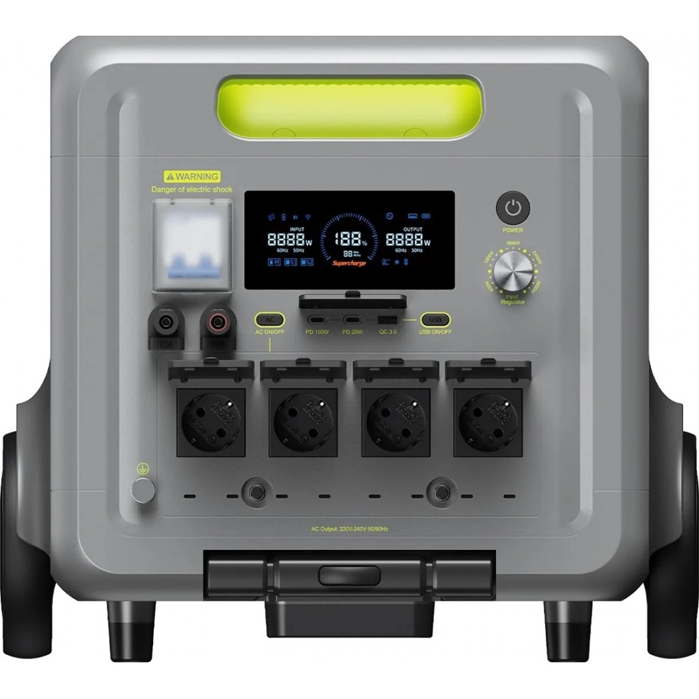 Зарядна станція Fossibot F7200 LiFePO4 Bluetooth Wi-Fi 7200 Вт