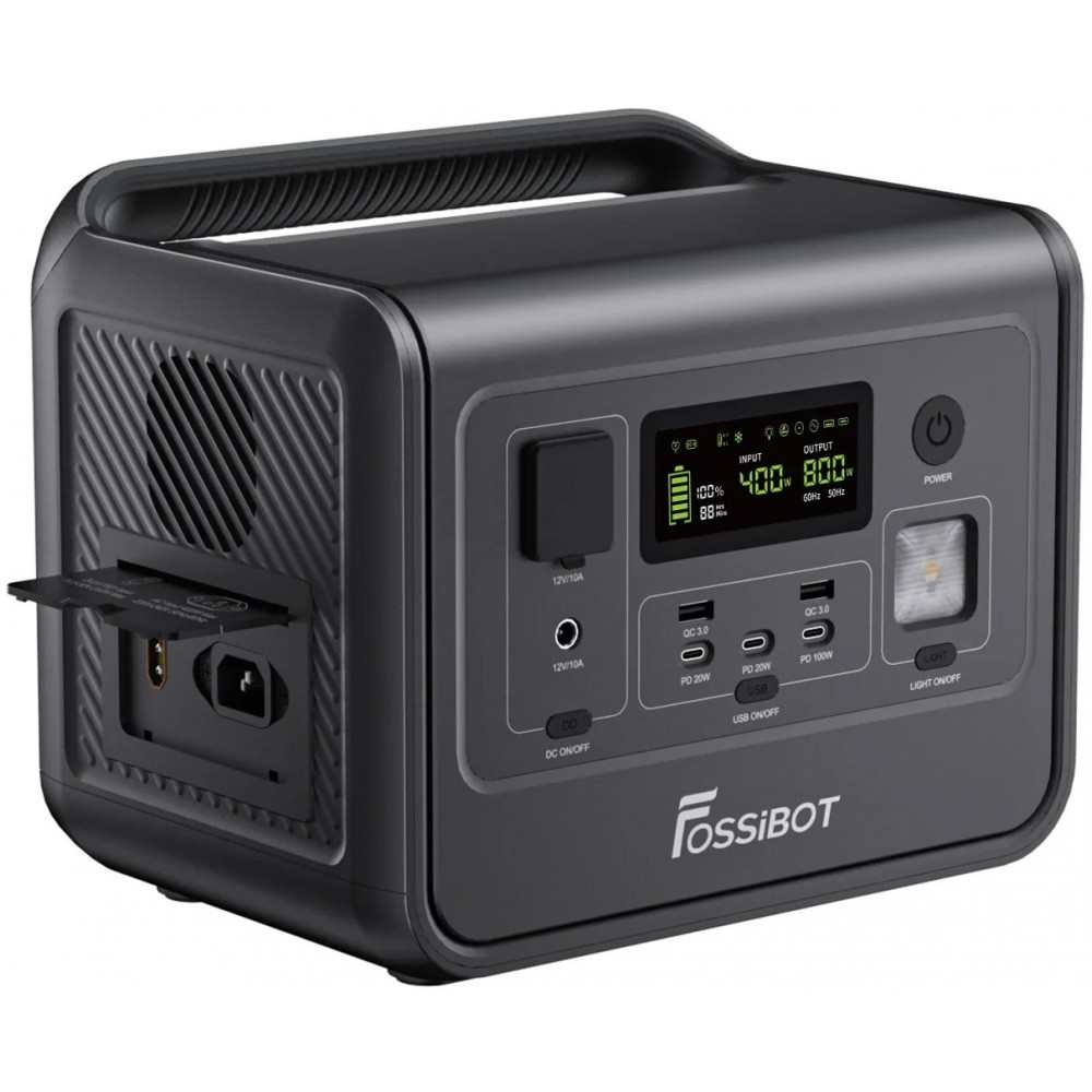 Зарядна станція Fossibot F800 512 Wh Black