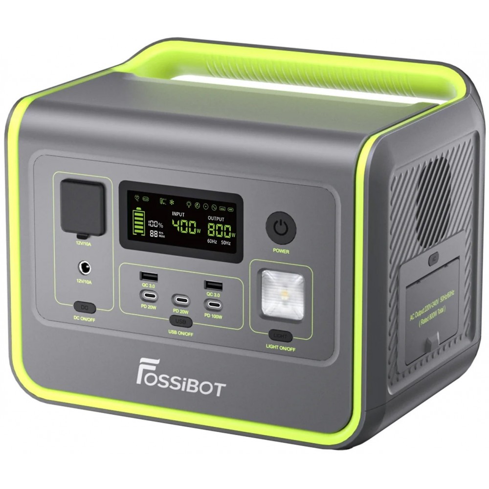 Зарядна станція Fossibot F800 512 Wh Green