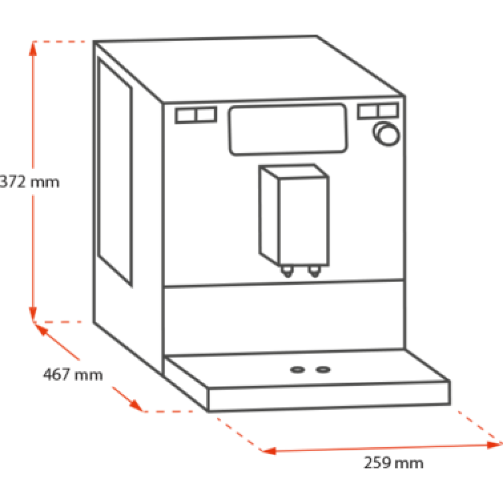 Кофемашина автоматична Melitta Barista T Smart F83/1-101