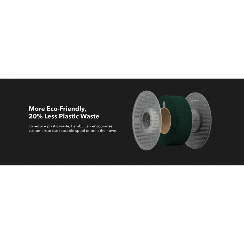 Філамент/пластик для 3D друку з котушкою Bambu Lab PETG Basic 1kg Lake Blue (G00-B0-1.75-1000-spl)