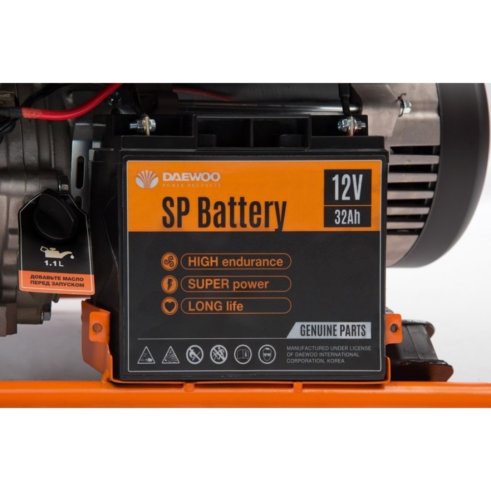 Бензиновий генератор Daewoo Power GDA 8500E