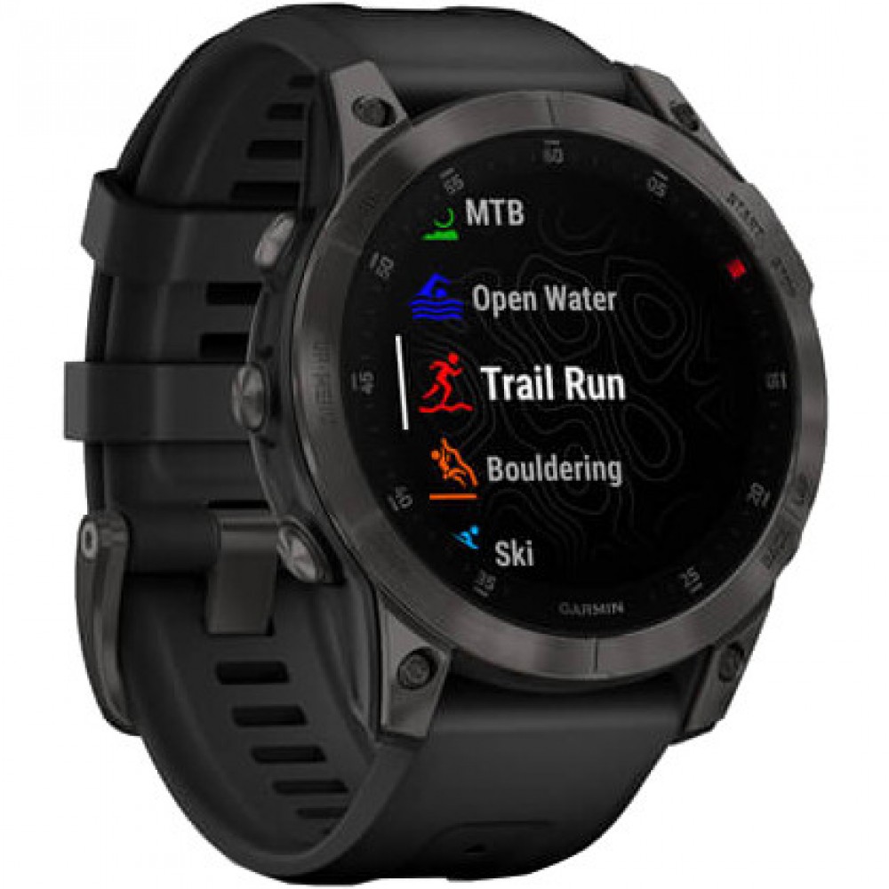 Смарт-часы Garmin Epix (Gen 2) Sapphire - Black Titanium (010-02582-10/11)