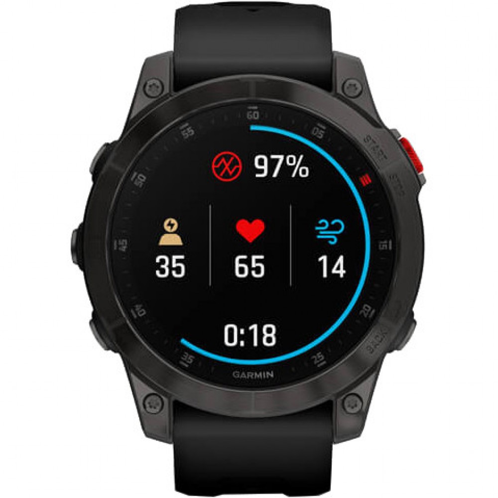 Смарт-часы Garmin Epix (Gen 2) Sapphire - Black Titanium (010-02582-10/11)