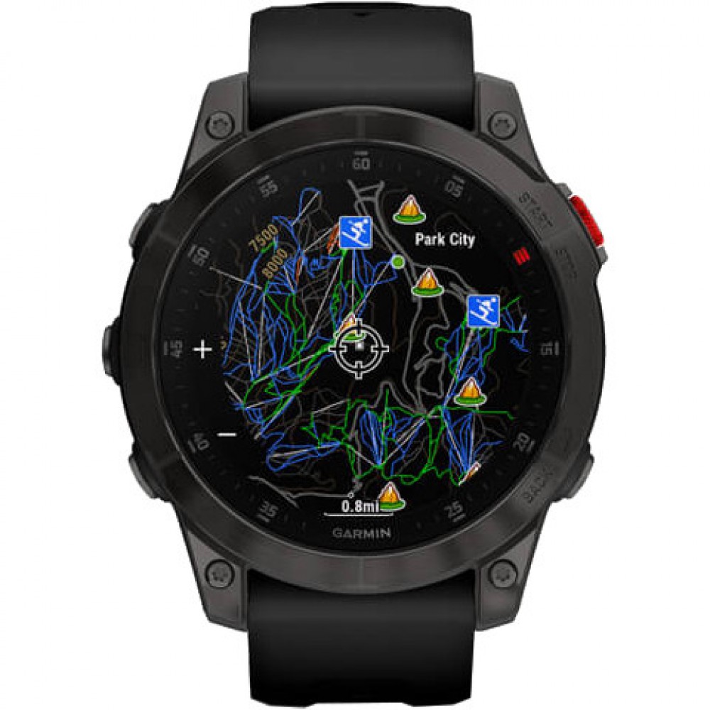Смарт-часы Garmin Epix (Gen 2) Sapphire - Black Titanium (010-02582-10/11)