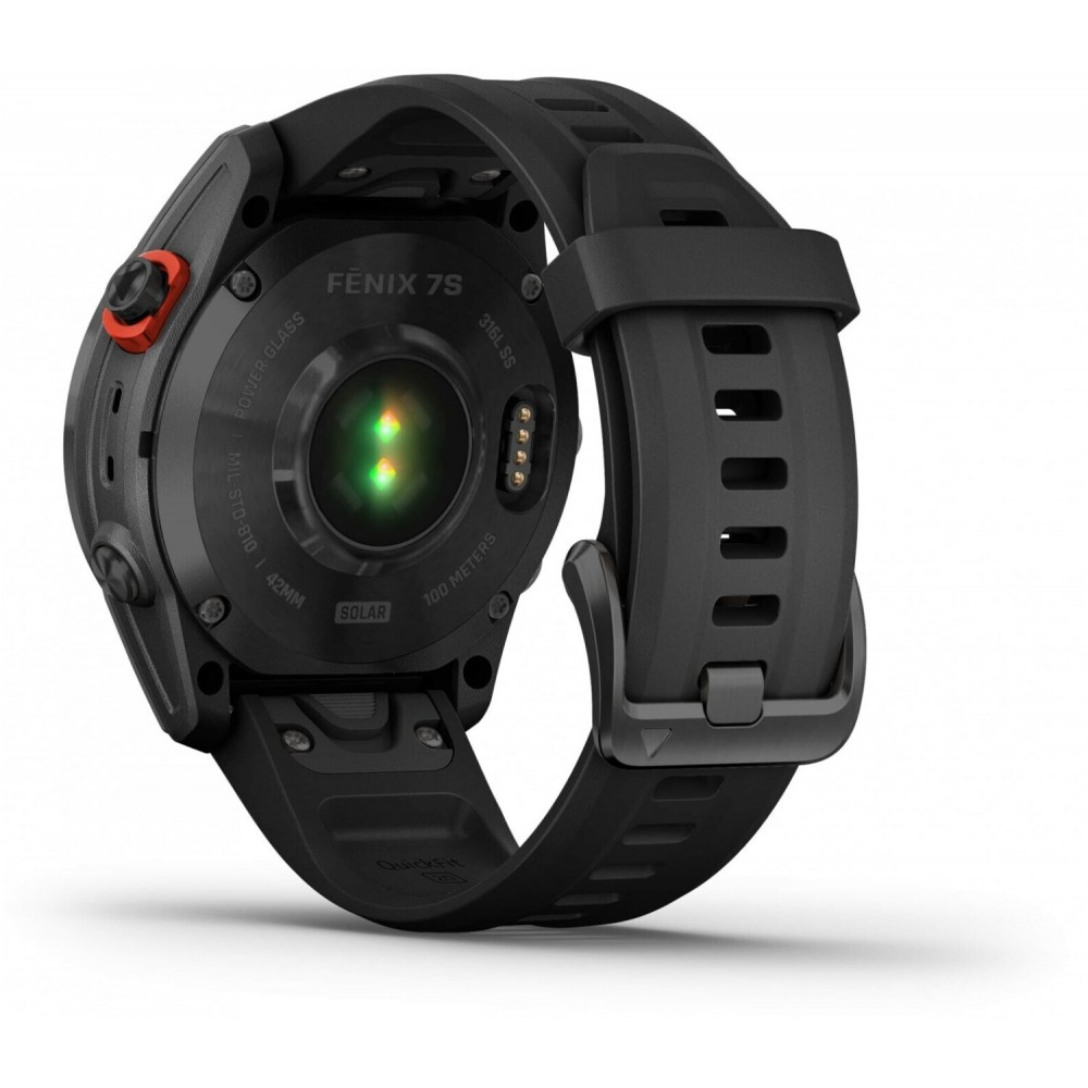 Смарт-годинник Garmin Fenix ​​7S Solar Slate Gray with Black Band (010-02539-12/13)