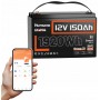 Акумулятор Humsienk LiFePO4 12V 150 Ah 110A BMS + Bluetooth