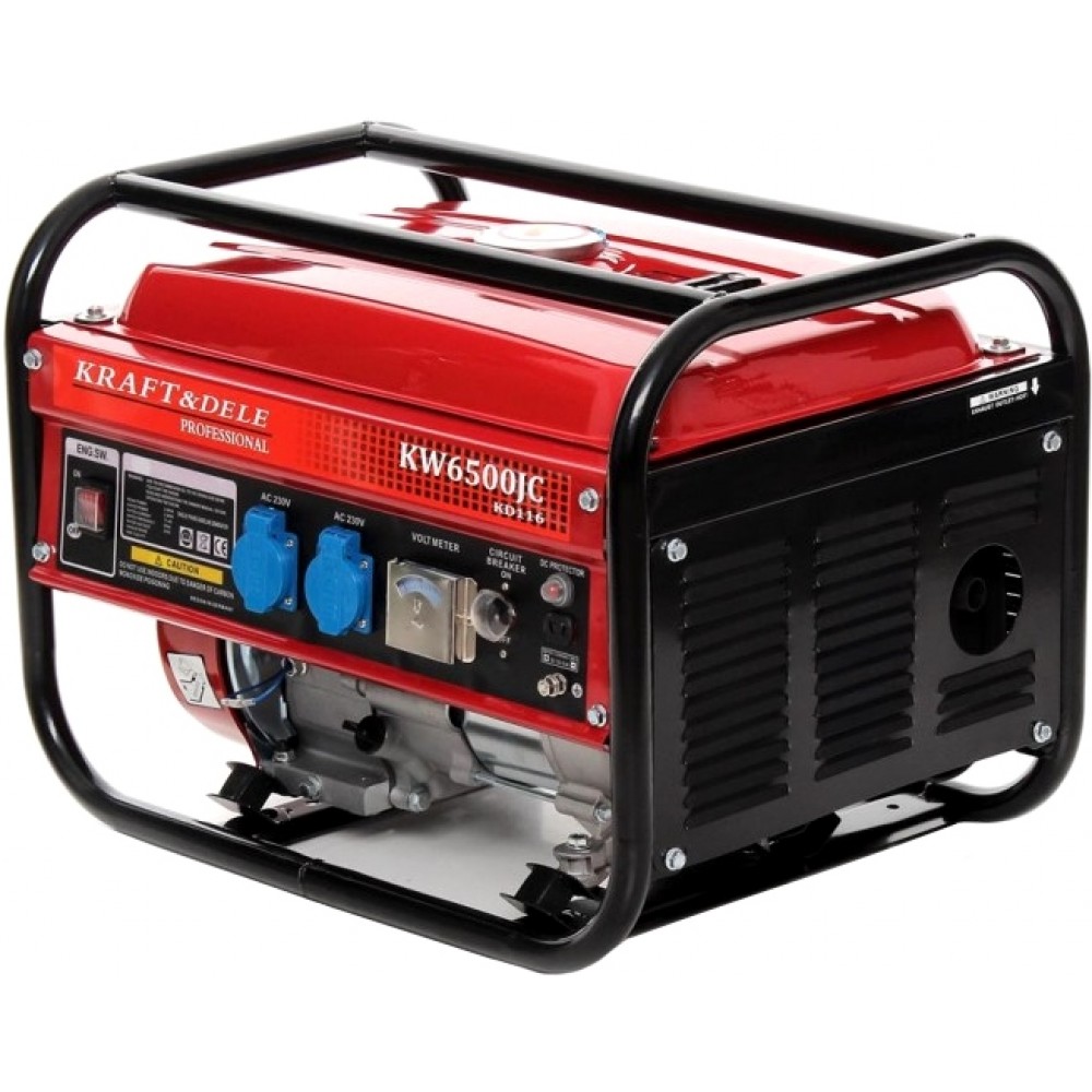 Бензиновий генератор Kraft&Dele KW-6500JC (KD-116) 2,5 кВт