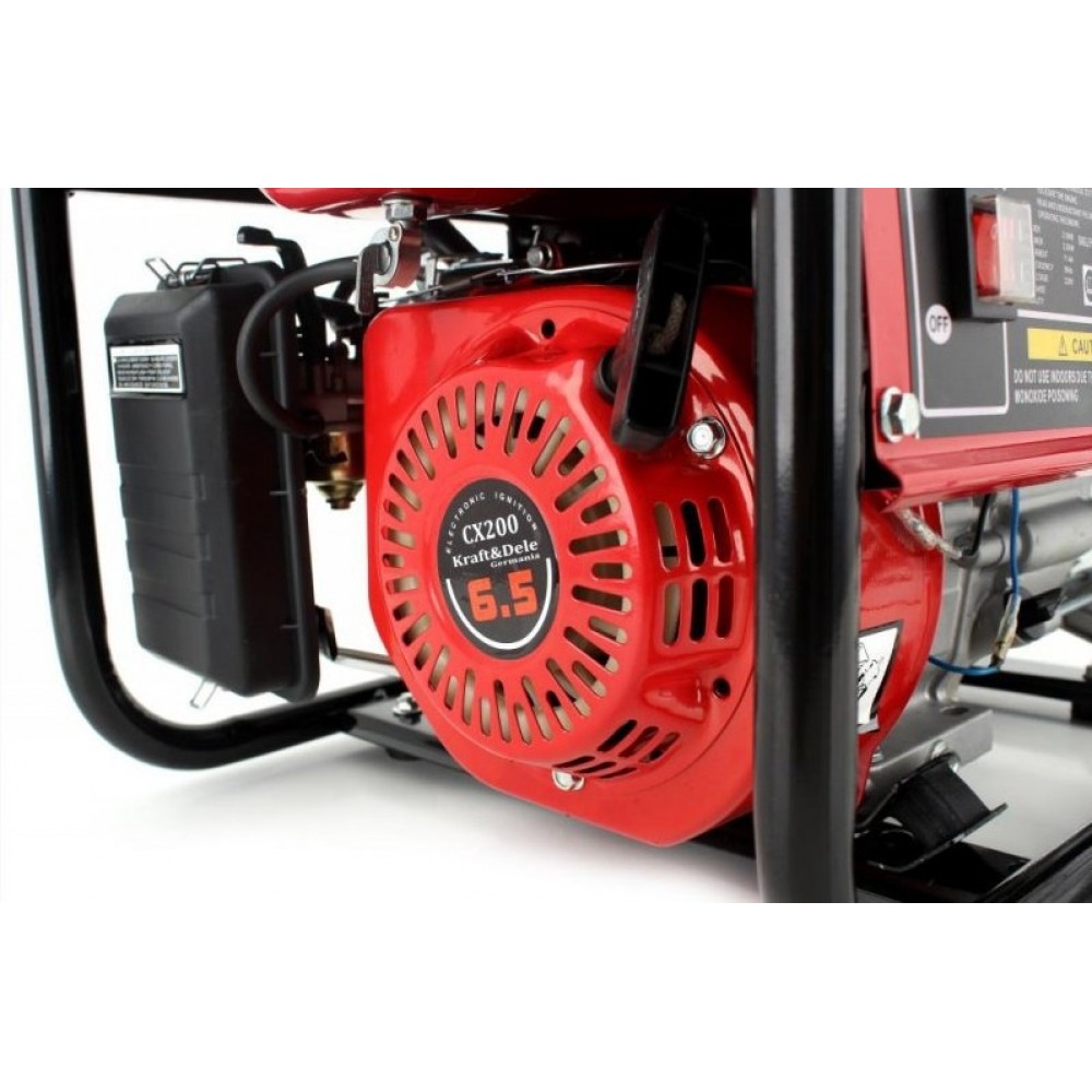 Бензиновий генератор Kraft&Dele KW-6500JC (KD-116) 2,5 кВт