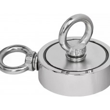 Пошуковий неодимовий магніт Kraft&Dele KD10418 180 кг, 67×28 мм, з мотузкою та карабіном