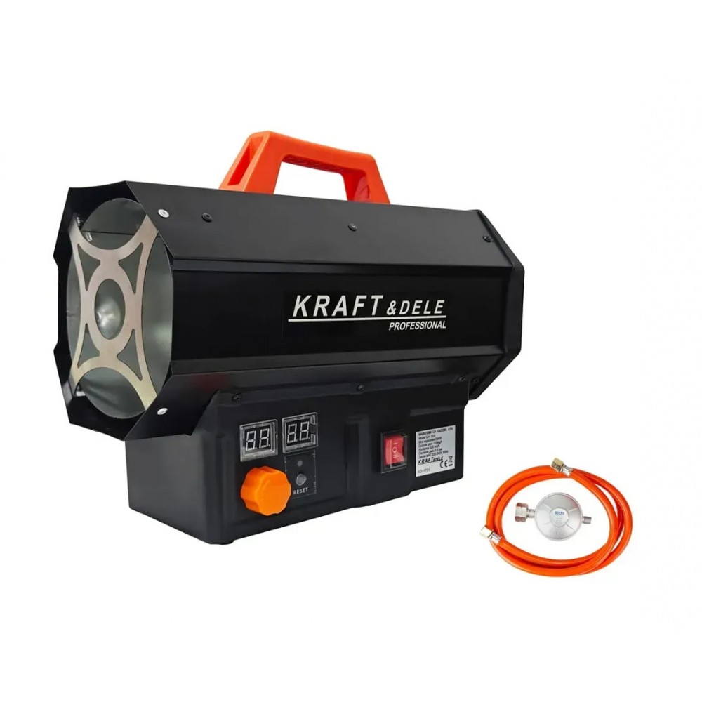 Газовий тепловентилятор Kraft&Dele KD11731 25 кВт з автоматичним редуктором, пропан-бутан