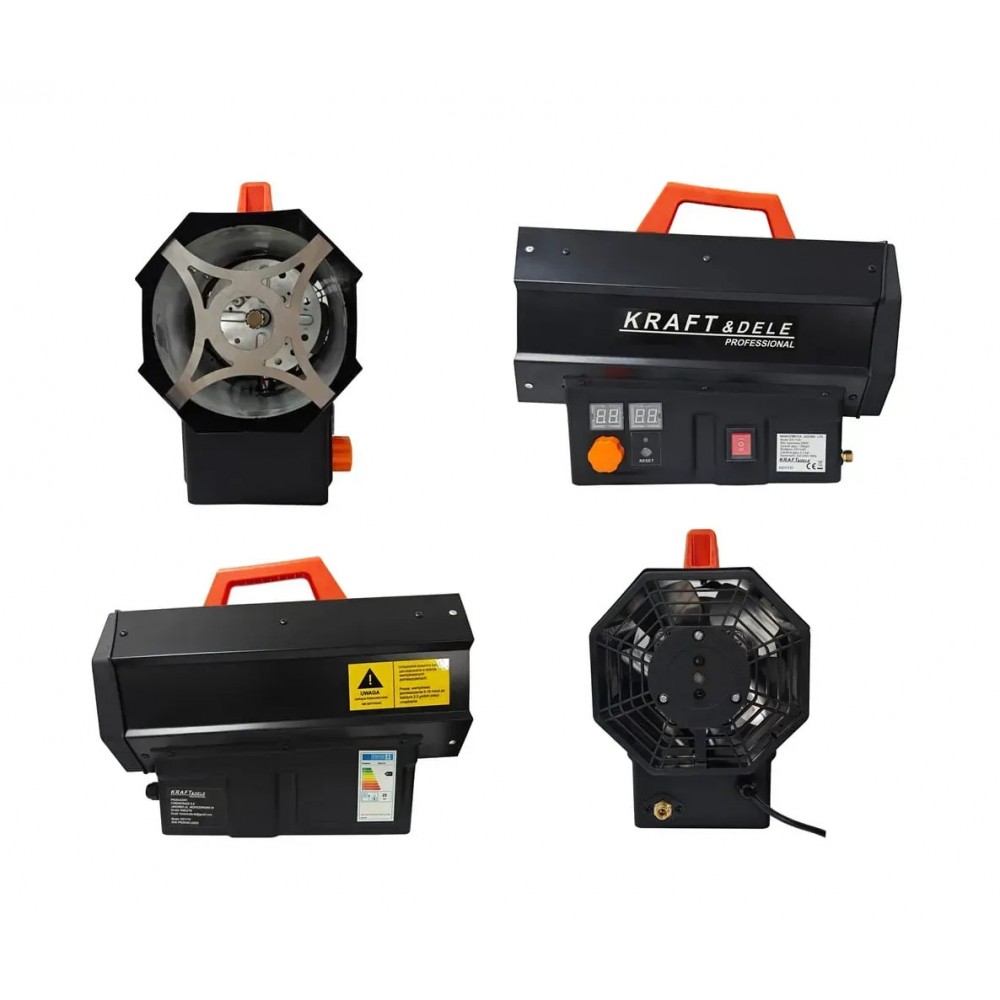 Газовий тепловентилятор Kraft&Dele KD11731 25 кВт з автоматичним редуктором, пропан-бутан