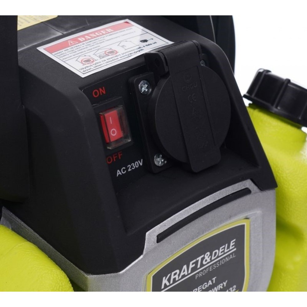 Інверторний бензиновий генератор Kraft&Dele KD132 1,0 кВт