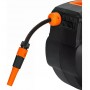 Котушка автоматична Kraft&Dele KD2152 20 м + 2 м 1/2" для саду, городу та дачі — з настінним кріпленням і автоматичною змоткою шланга