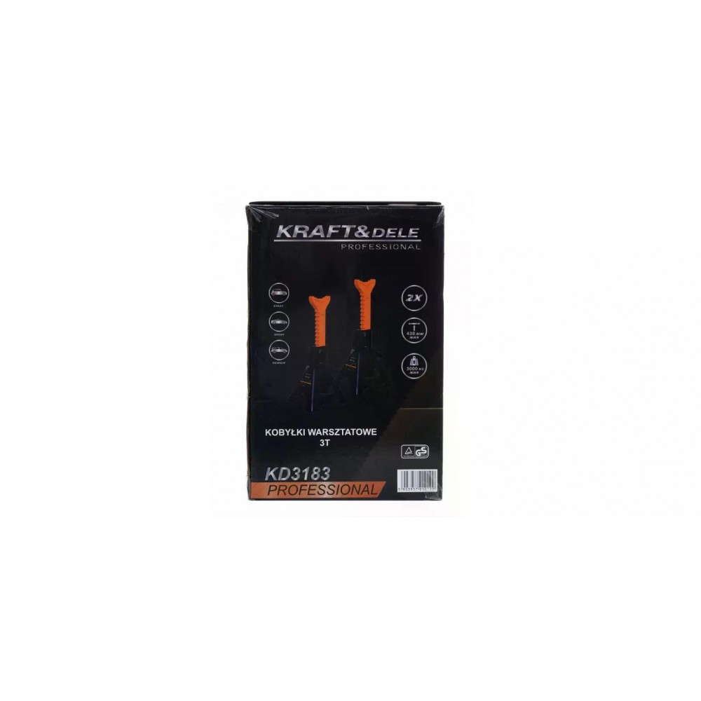 Підставки під авто 3 т 303-438 мм Kraft&Dele KD3183, 2 шт.