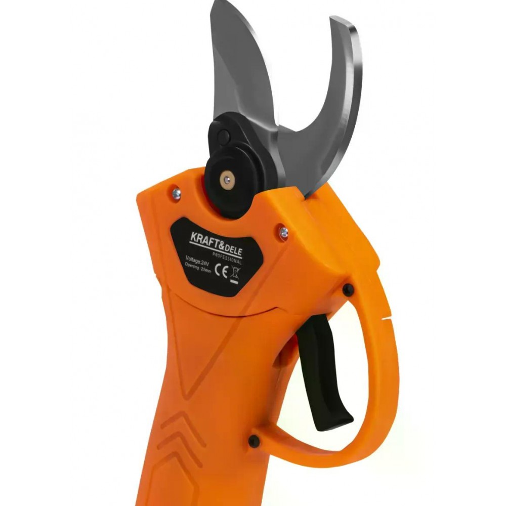 Акумуляторний секатор Kraft&Dele KD5091, 21 В, 2 А·год ×2 + зарядний пристрій – потужний для саду