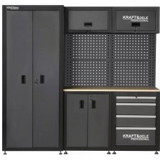 Комплект меблів для майстерні Kraft&Dele KD5862, модульний набір шаф та верстак