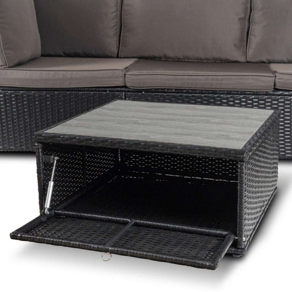 Комплект садових меблів MEBEL ELITE CALIENTE коричневий ME.CALIENTE/CZ/RT/OGR/ZES