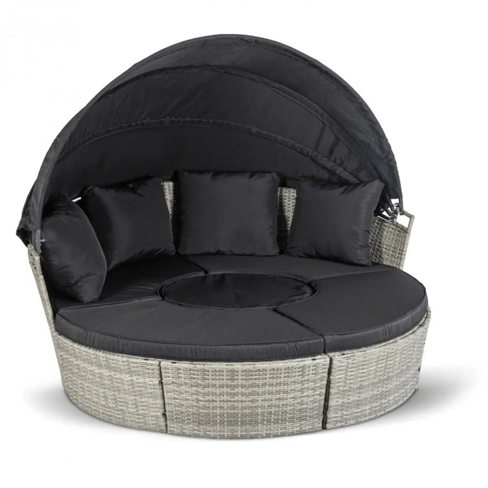 Набір садових меблів Mebel Elite California Garden Gray ME.CALIFORNIA/CP/RT/OGR/ZES