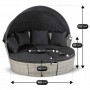 Набір садових меблів Mebel Elite California Garden Gray ME.CALIFORNIA/CP/RT/OGR/ZES
