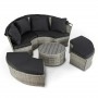 Набір садових меблів Mebel Elite California Garden Gray ME.CALIFORNIA/CP/RT/OGR/ZES