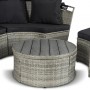 Набір садових меблів Mebel Elite California Garden Gray ME.CALIFORNIA/CP/RT/OGR/ZES