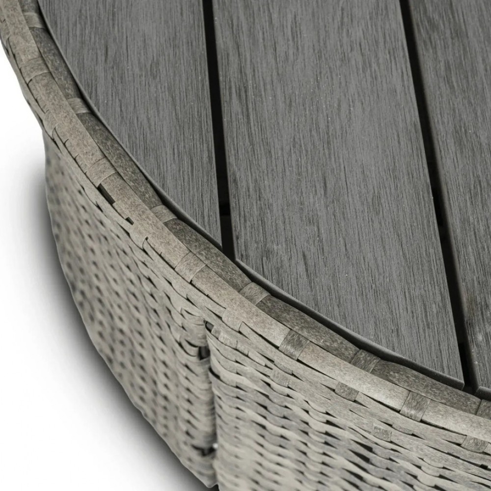 Набір садових меблів Mebel Elite California Garden Gray ME.CALIFORNIA/CP/RT/OGR/ZES