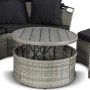 Набір садових меблів Mebel Elite California Garden Gray ME.CALIFORNIA/CP/RT/OGR/ZES
