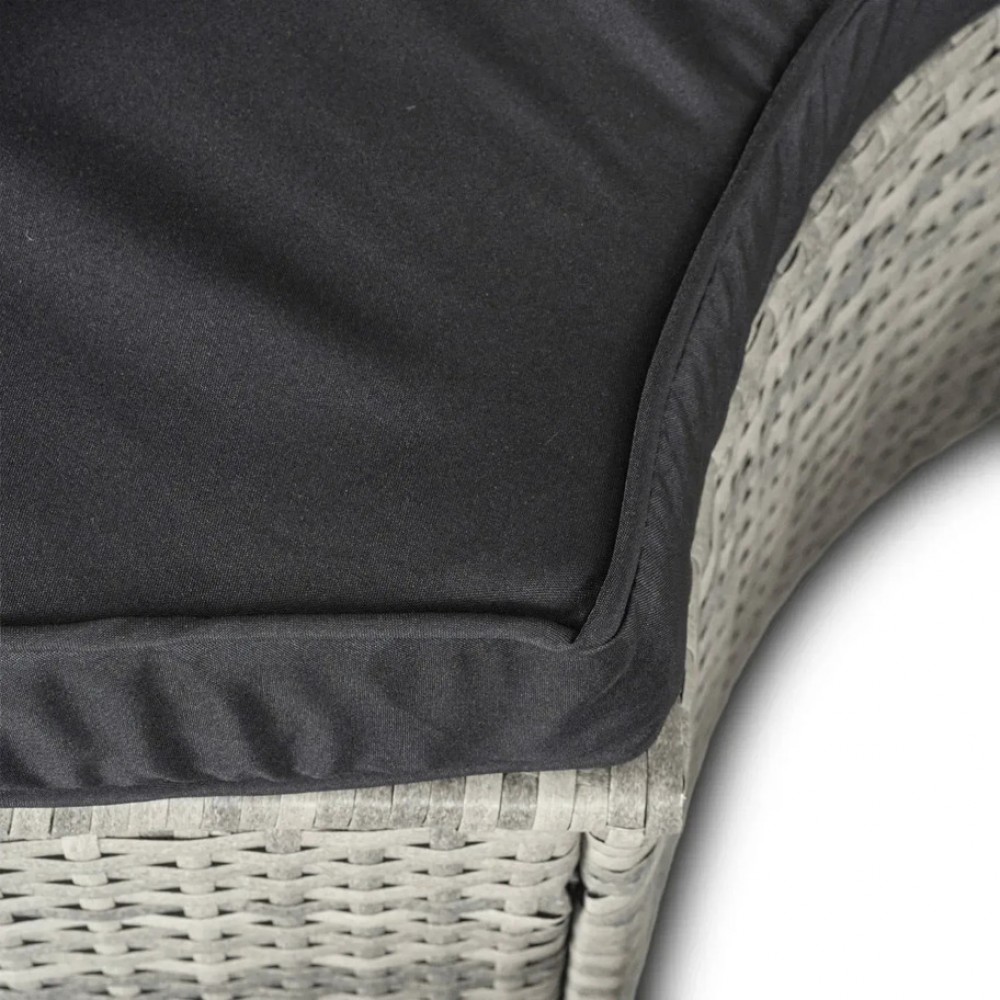 Набір садових меблів Mebel Elite California Garden Gray ME.CALIFORNIA/CP/RT/OGR/ZES