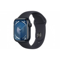 Смарт-годинник Apple Watch Series 9 GPS 45mm Midnight Aluminum Case w. Midnight S. Band - ML (MR9A3)