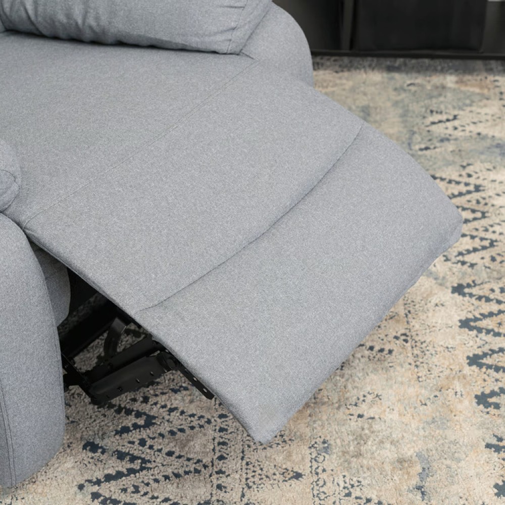 Крісло з масажем Mebel ELITE INTER Grey Modern (сіра тканина)