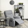 Крісло з масажем Mebel ELITE INTER Grey Modern (сіра тканина)