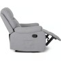 Крісло з масажем Mebel ELITE INTER Grey Modern (сіра тканина)