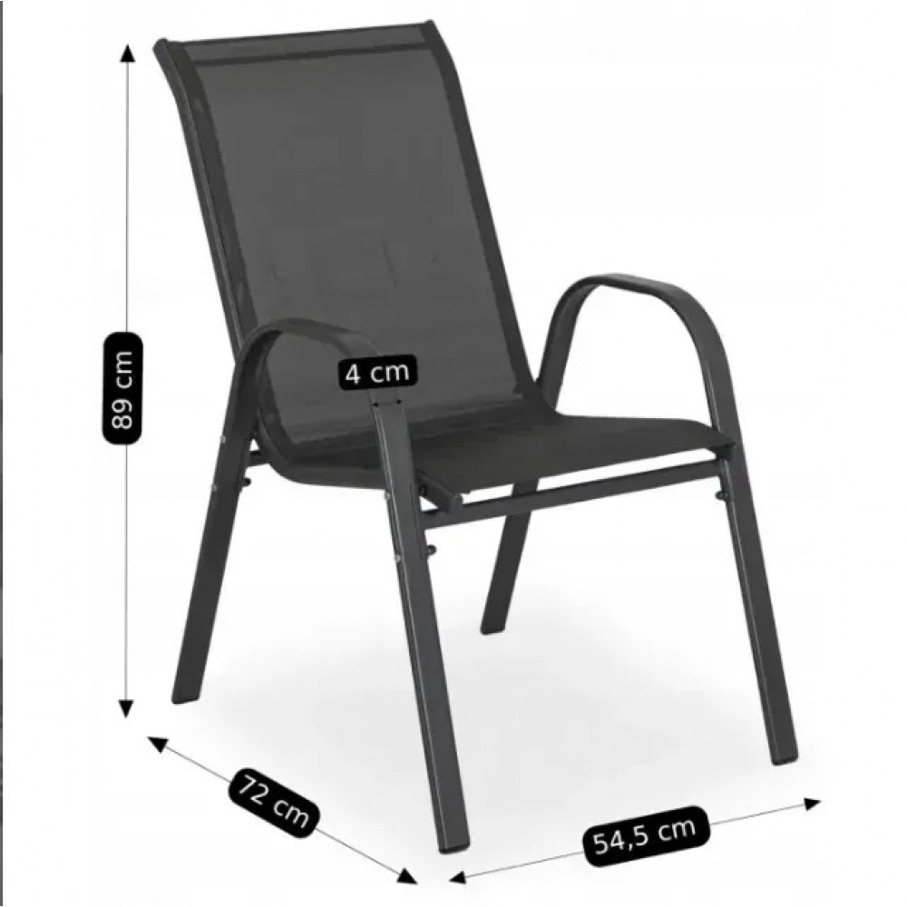 Набір садових меблів NEBRASKA Mebel Elite ME.NEBRASKA/P/T/OGR/ZES