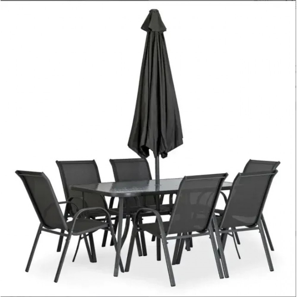 Набір садових меблів NEBRASKA Mebel Elite ME.NEBRASKA/P/T/OGR/ZES