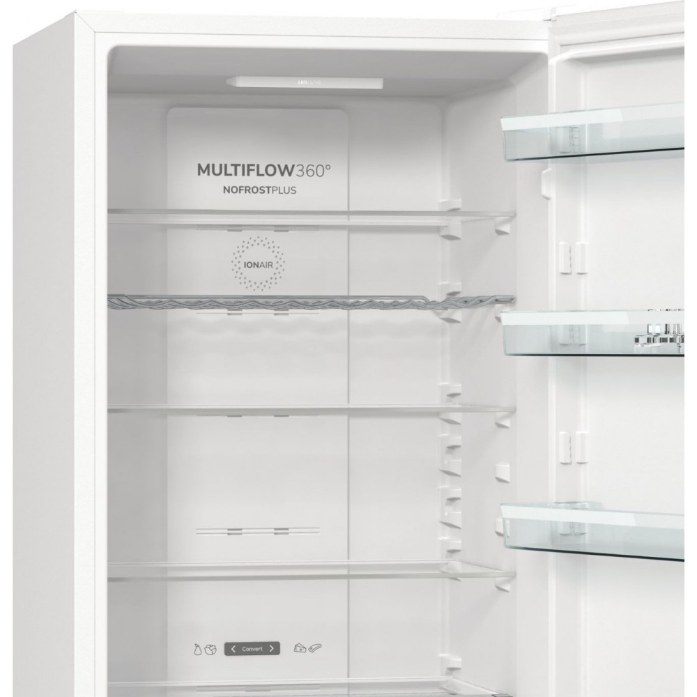 Холодильник з морозильною камерою Gorenje NRK6202AW4