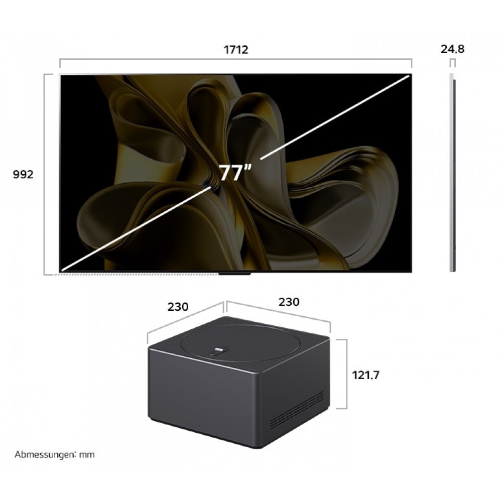 Телевізор LG OLED77M39LA AMD FreeSync Premium Zero Connect Box 120 Гц