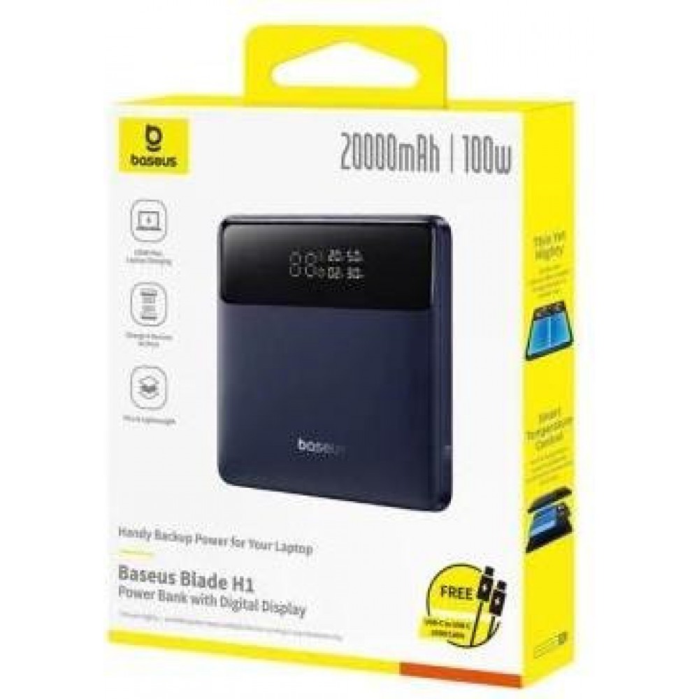 Зовнішній акумулятор (павербанк) Baseus Blade H1 Lite (P10021604123-00)