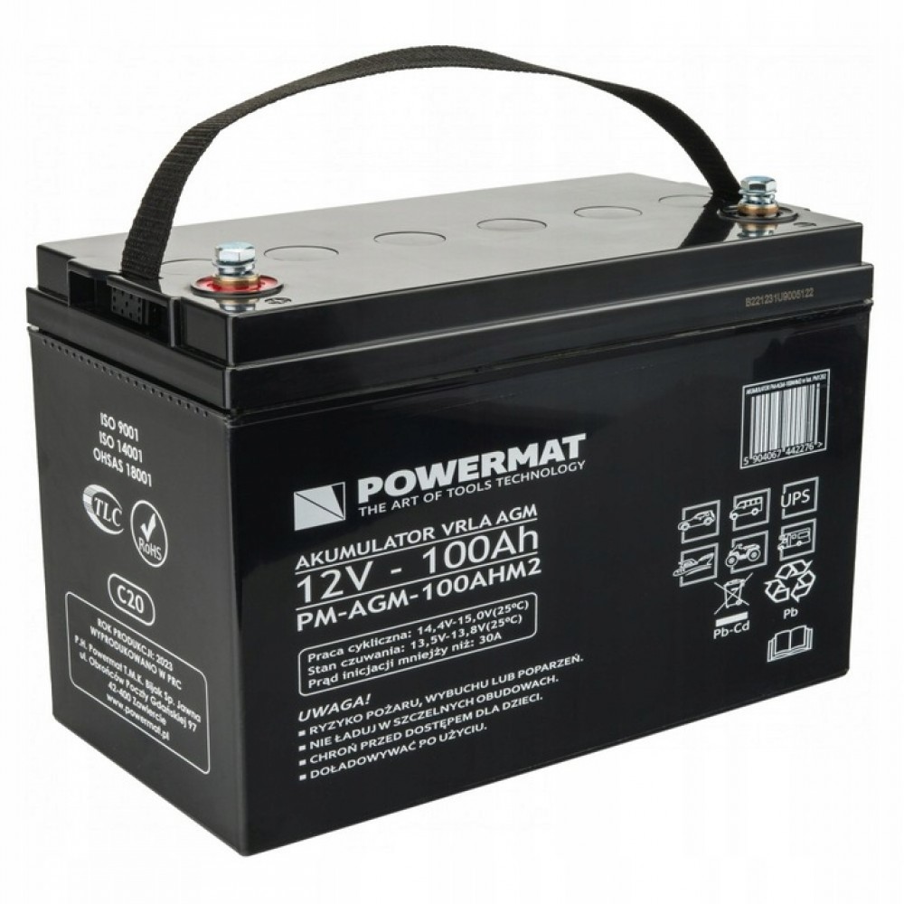 Акумулятор Powermat PM-AGM-100AHM2