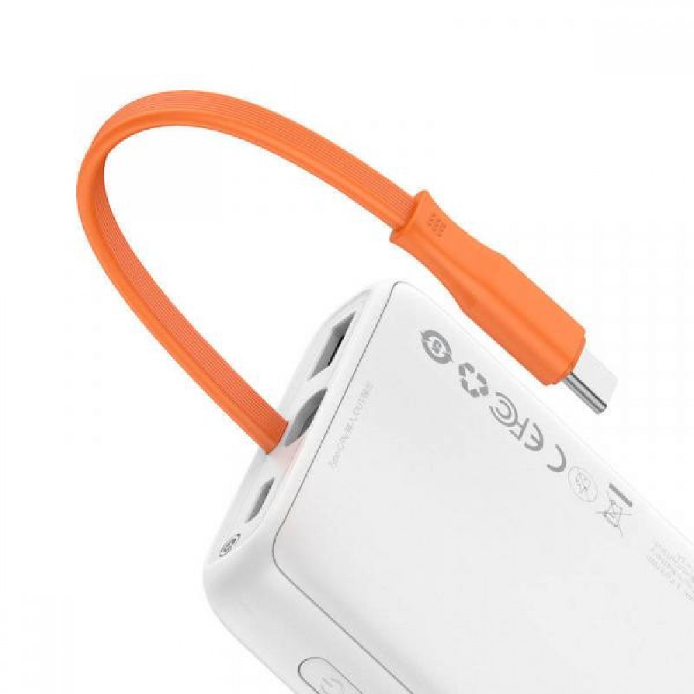 Power Bank Baseus Block 10000 mAh 22.5W PD with USB-C White (PPBLK-A02)