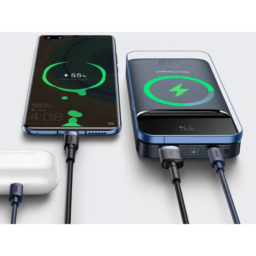 Power Bank Baseus Magnetic 2022 Edition 10000 mAh Blue (PPCX010103)
