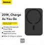 Power Bank Baseus Magnetic Wireless 6000mAh 20W Black (PPCX020001)