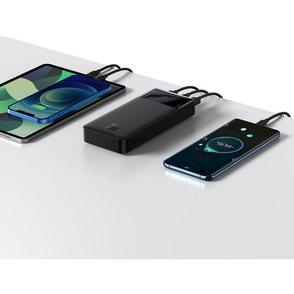 Power Bank Baseus Bipow Digital Display 15W 20000mAh Black (PPDML-J01)