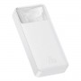 Зовнішній акумулятор (Power Bank) Baseus PowerBank Bipow Digital Display 20000mAh 20W White (PPDML-M02)