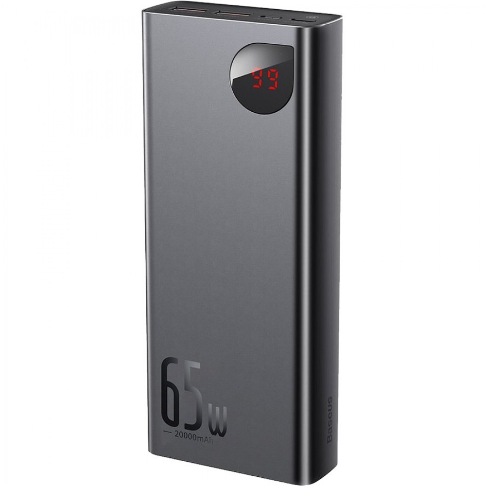 Power Bank Baseus Adaman Metal Digital Display Quick Charge 65W 20000mAh Black (PPIMDA-D01)