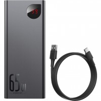 Power Bank Baseus Adaman Metal Digital Display Quick Charge 65W 20000mAh Black (PPIMDA-D01)