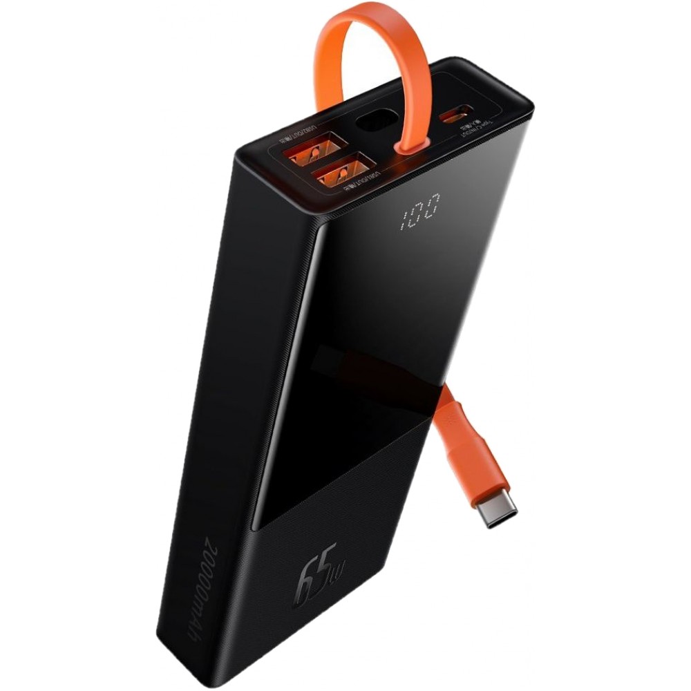 Powerbank Baseus Elf Digital Display 65W 20000mAh Black (PPJL000001, PPJL65C)