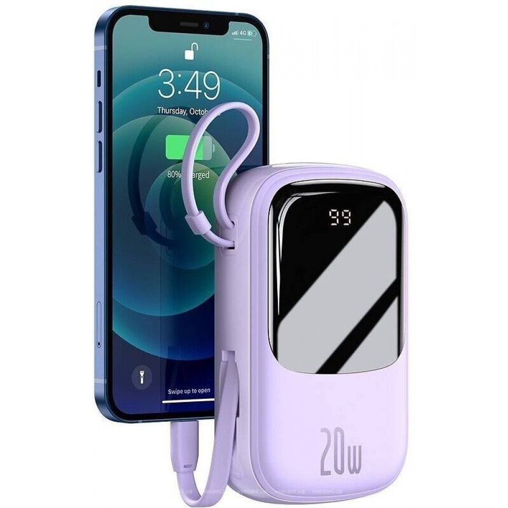 Power Bank Baseus Q Pow 20000 mAh Purple (PPQD-H05)