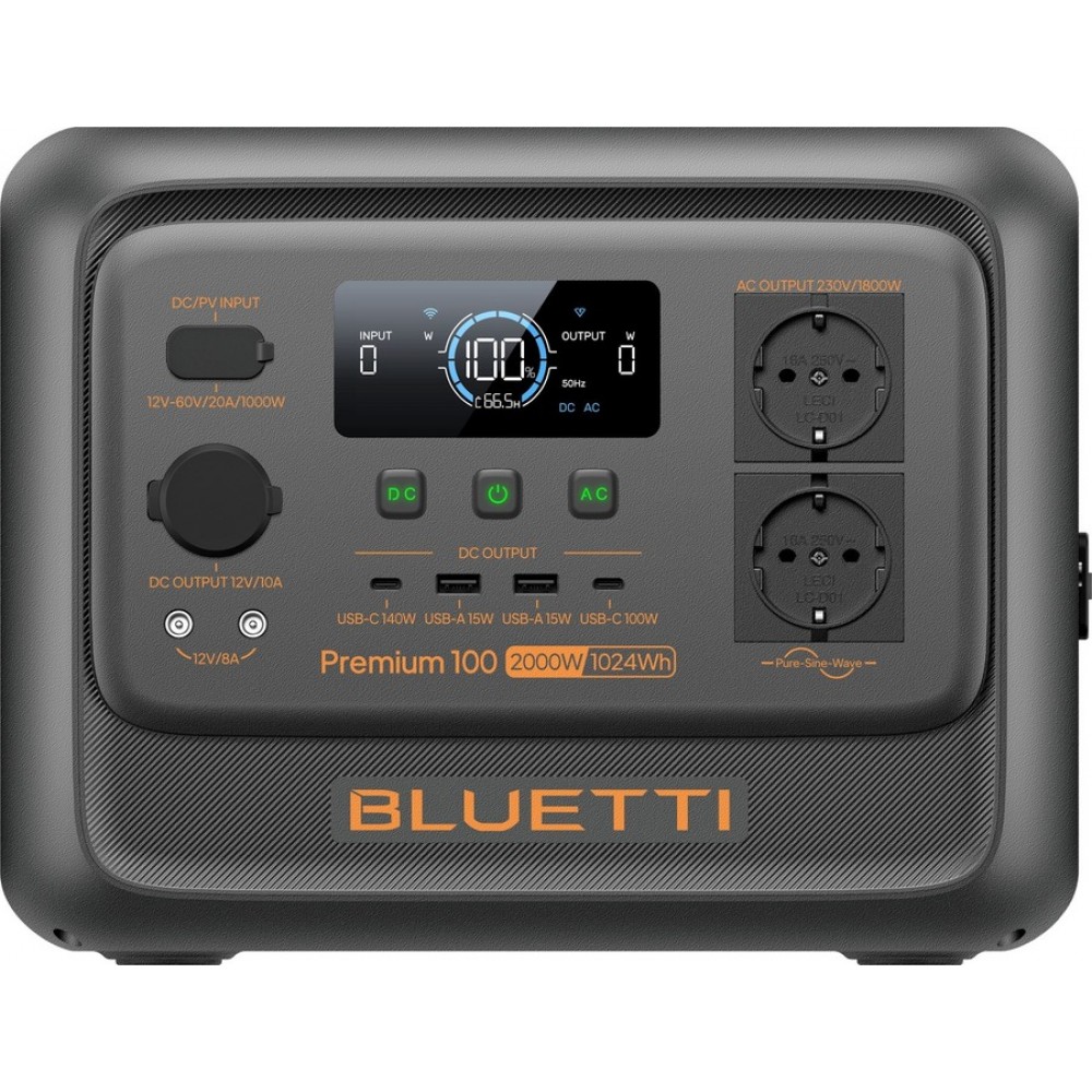 Зарядна станція Bluetti Premium 100 V2 1024 Wh Gray (PR100V2)