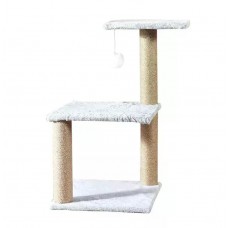 Кігтеточка-комплекс для кота Volso R2306, з поличками та будиночком, стійка конструкція